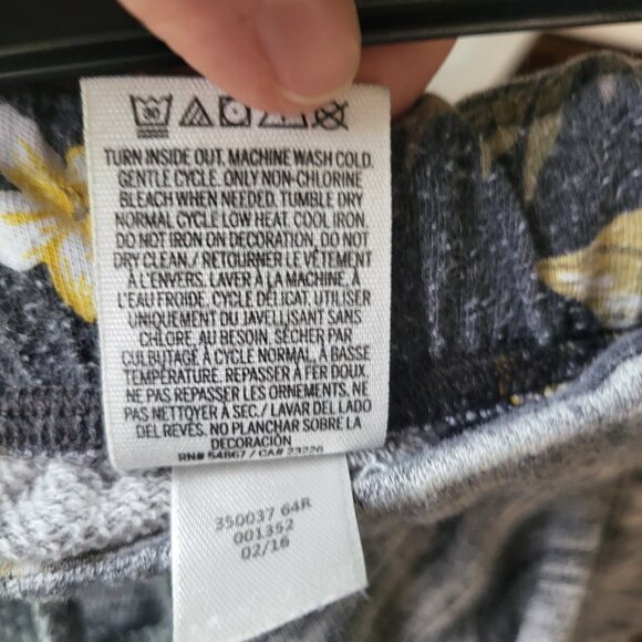 Victoria Secret PINK Oversized Lounge Pants Sweatpants Wide Leg Gray Medium - Picture 7 of 7